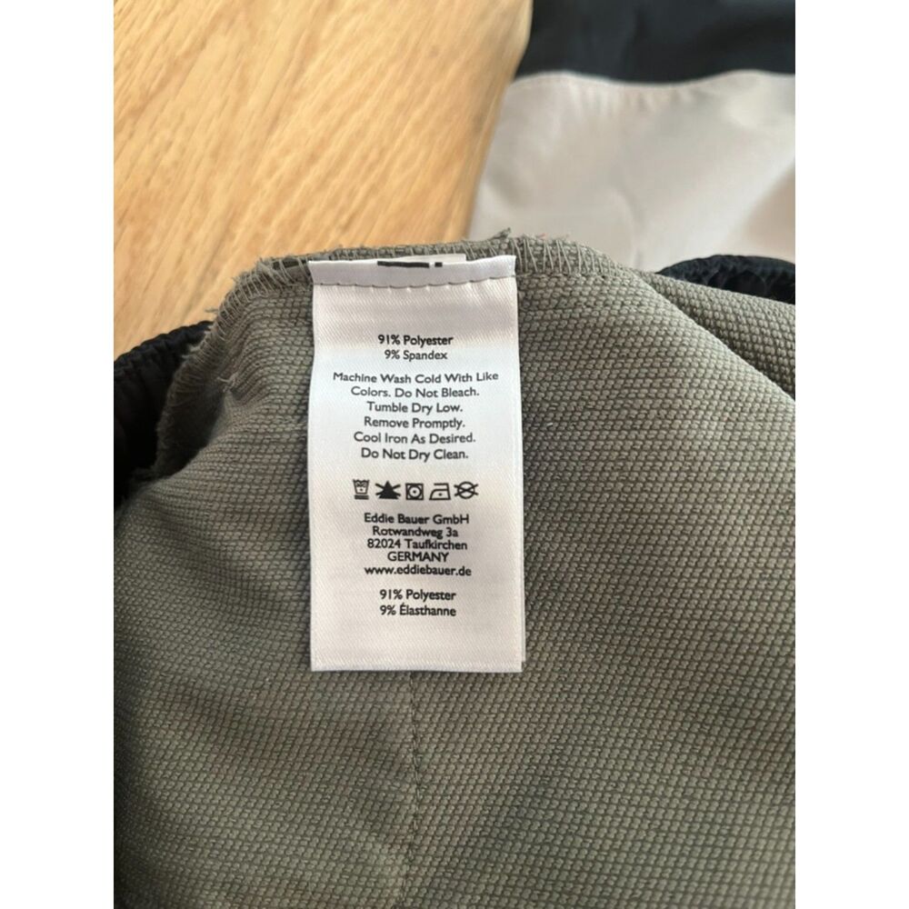 Eddie Bauer Convertible Clima Trail Zip-off Pants Color Block Size 4 - Picture 4 of 10
